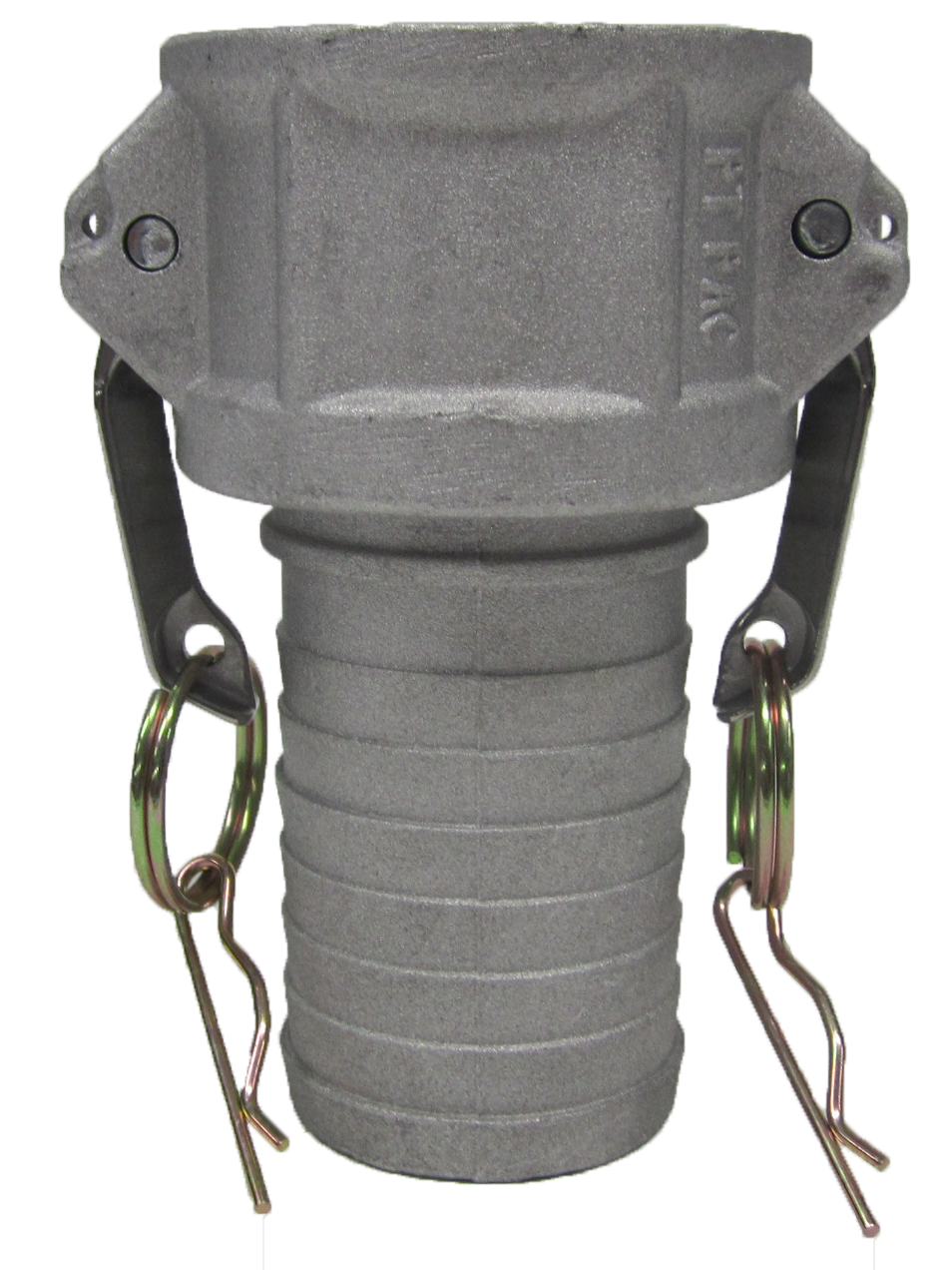 PT Coupling CF1000315 Coupler, 1-1/2 in Type C x 1-1/2 in Hose Shank, Aluminum